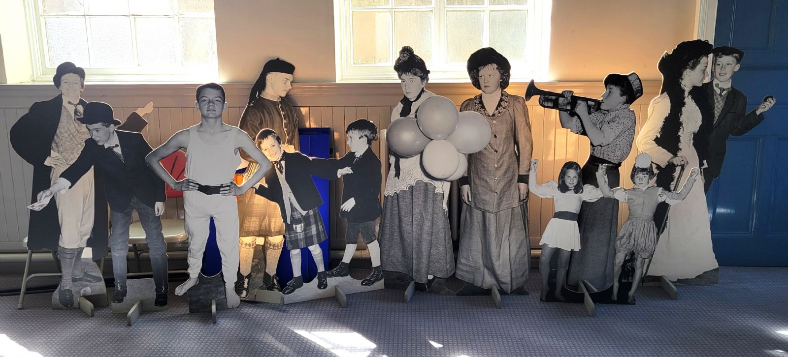 Some of the cut-outs from the old exhibition