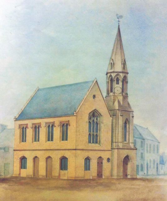 Architects Sketch from 1845