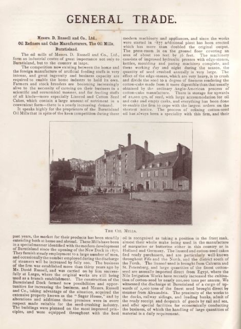 Trade article from early 1900s Trade article from early 1900s
